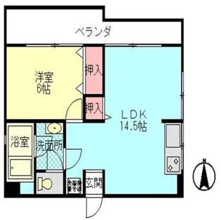 エスアイハイム【4階】の間取り