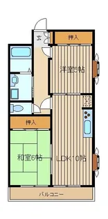 ゆたか壱番館【2階】の間取り