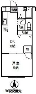 プレジィール上原【1階】の間取り