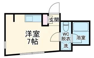 ゼフィール大宮【2階】の間取り