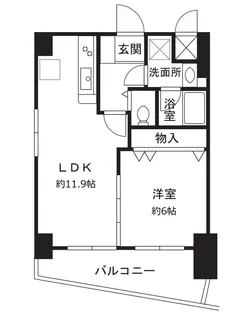 Cozy Court【4階】の間取り