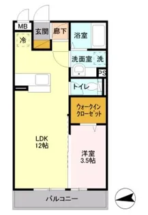 花水木 I【2階】の間取り