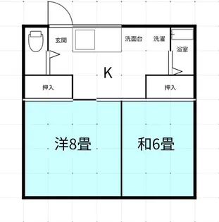 陽だまりのBELLBRISE【1階】の間取り