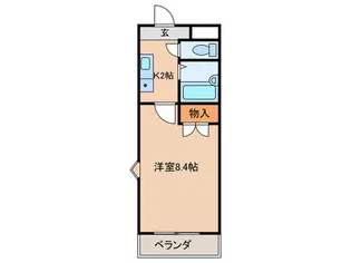 パ-クサイド高蔵寺【1階】の間取り