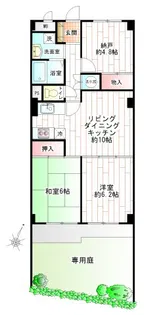 ルミネ鴨居【1階】の間取り