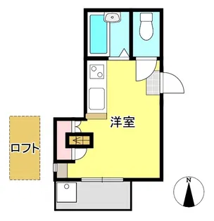 オーベスト加納【4階】の間取り