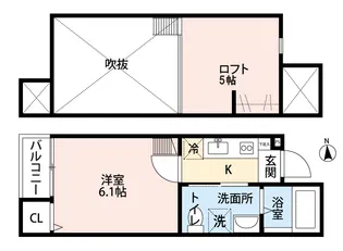 リアンM【1階】の間取り