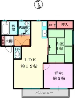 グランシード愛宕【2階】の間取り
