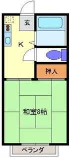 グリーンハウス A棟【2階】の間取り
