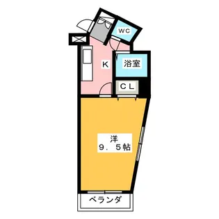 ドエル沢上【2階】の間取り