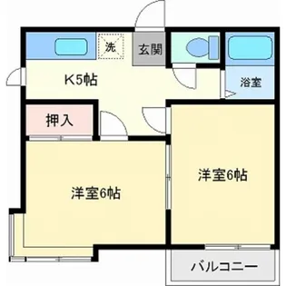 2Kの間取り画像