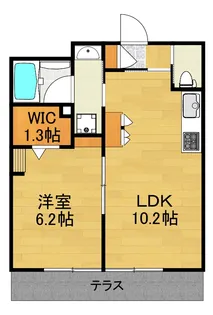 Gran HEBEL Tsunashima【1階】の間取り