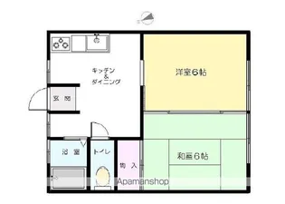 ドミール北條【2階】の間取り