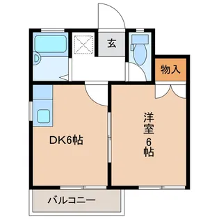 メゾンベニール【2階】の間取り
