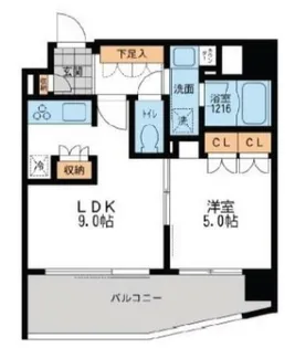 プライマル三軒茶屋【4階】の間取り