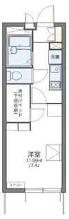 レオパレスアルカンシェル【2階】の間取り