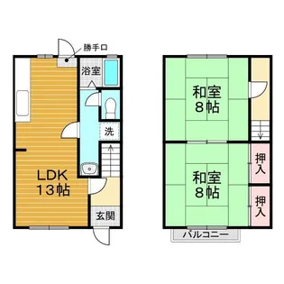山口県山口市錦町【一戸建】の間取り