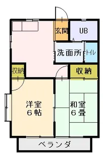 ハイツエンジェル【1階】の間取り