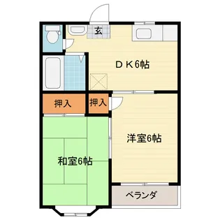 富山県富山市向新庄町4【アパート】の間取り