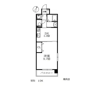 愛媛県新居浜市坂井町2【マンション】の間取り