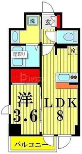 ラピス曳舟【2階】の間取り