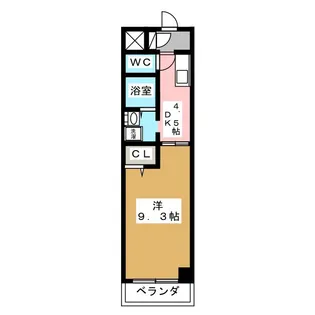 オアゾ名西【2階】の間取り