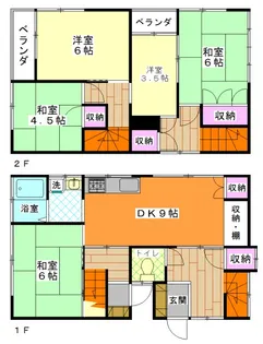埼玉県坂戸市泉町【一戸建】の間取り