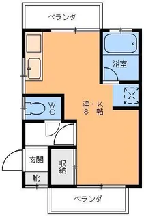 サンコーポKY【2階】の間取り