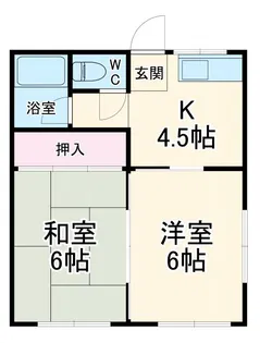 ツカサフラット【2階】の間取り