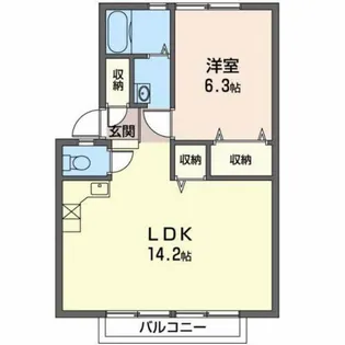 アトレ堀川【2階】の間取り