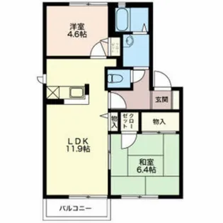 シンフォニア【2階】の間取り