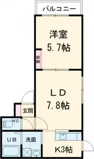 アン ジュード【3階】の間取り