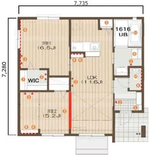 茨城県稲敷郡阿見町大字阿見【一戸建】の間取り
