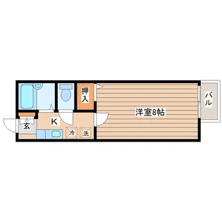 ノーブルパーク【1階】の間取り
