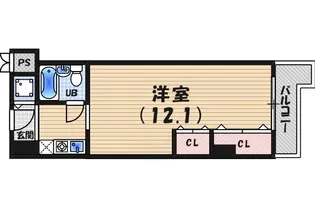 芦屋打出アーバンライフ【9階】の間取り