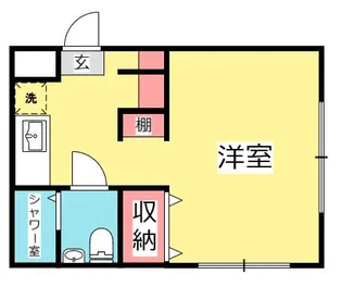 第2福富ハイツ【1階】の間取り