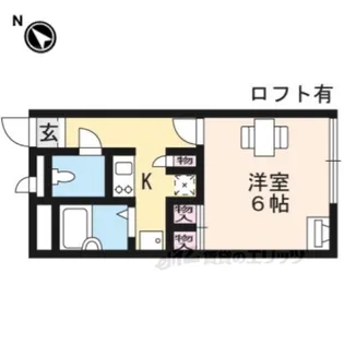 レオパレスパピルスHTY【2階】の間取り