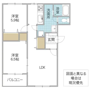 パルティール II【2階】の間取り