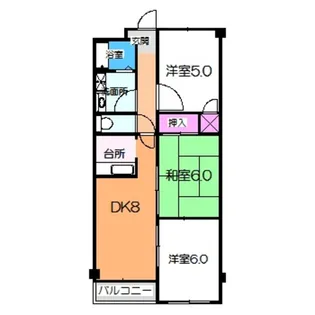 3DKの間取り画像