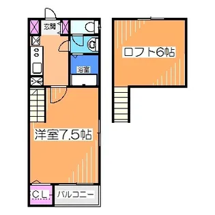 UEDA PALACE【2階】の間取り