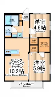 グランメール【2階】の間取り