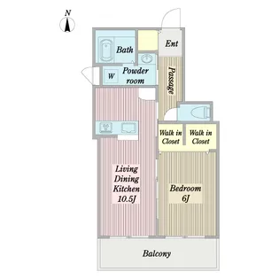 シエロ東戸塚【2階】の間取り