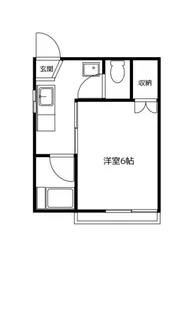 仲手原ハウス【1階】の間取り