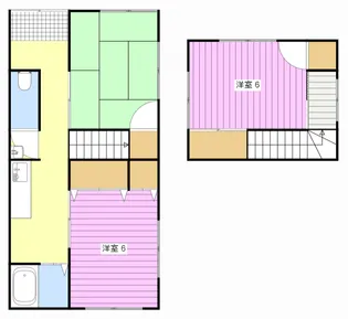 静岡県掛川市緑ケ丘2【一戸建】の間取り