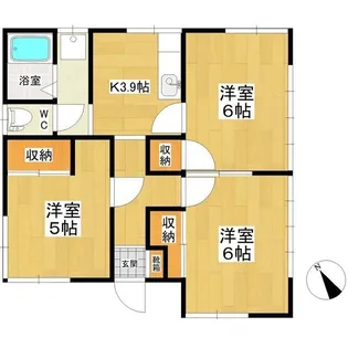 茨城県土浦市木田余東台2【一戸建】の間取り