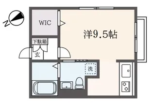 東京都杉並区宮前4【アパート】の間取り