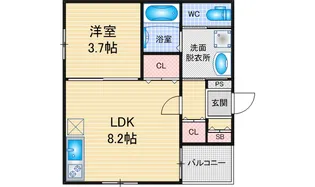 PREMIER 智明【3階】の間取り