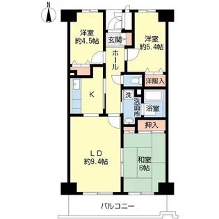 マノワール大久保【1階】の間取り