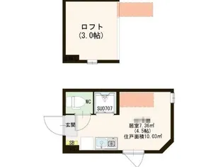 ORACLE SHIN-OKUBO【1階】の間取り