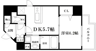 ガウディ【3階】の間取り